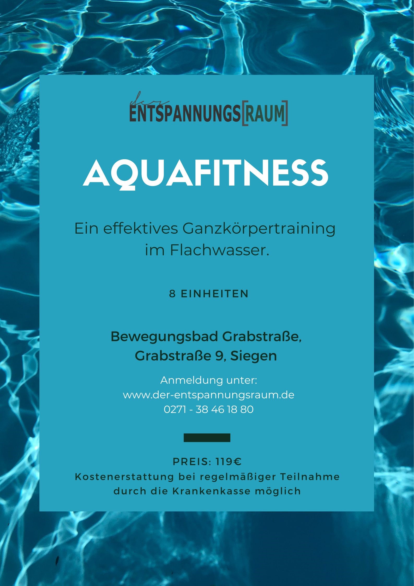 Plakat Aquafitness